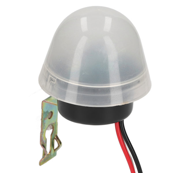 Gatulampa Fotocell 10A Anti-Interferens Regnsäker Hög Känslighet Utomhusbelysning Fotosensor AC220V