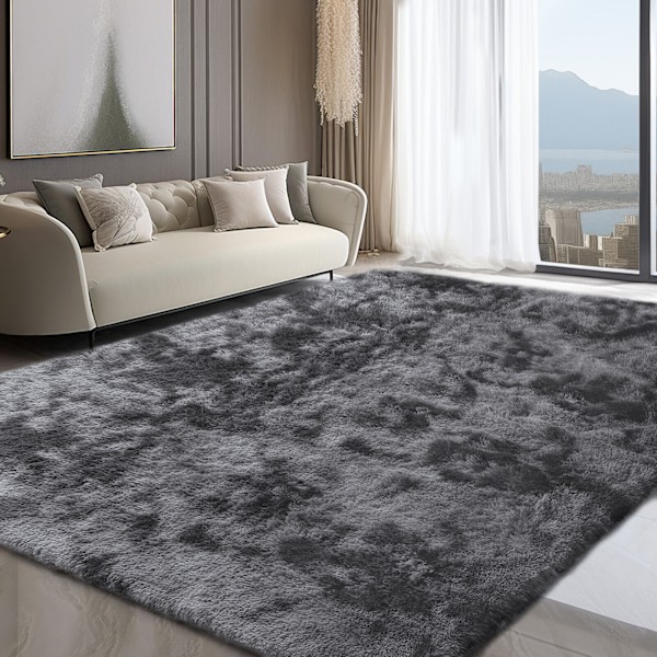 Halkfri ryamatta för sovrum vardagsrum, elegant design sammetsfiber mattor, modern stilren design halkfri ryamatta för barn
