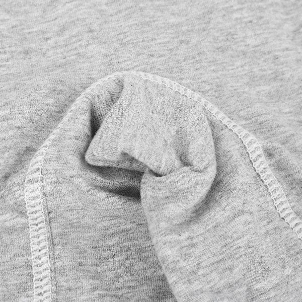 Gravide Kvinder Højtaljede Sikkerhedshørbukser Bløde Elastiske Justerbare Boyshorts Underbukser Grå XXL