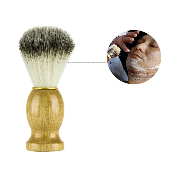 Rakborste för män, Skäggmjukgörande, Solid byggkvalitet, Reserakning, Professionellt groomingverktyg