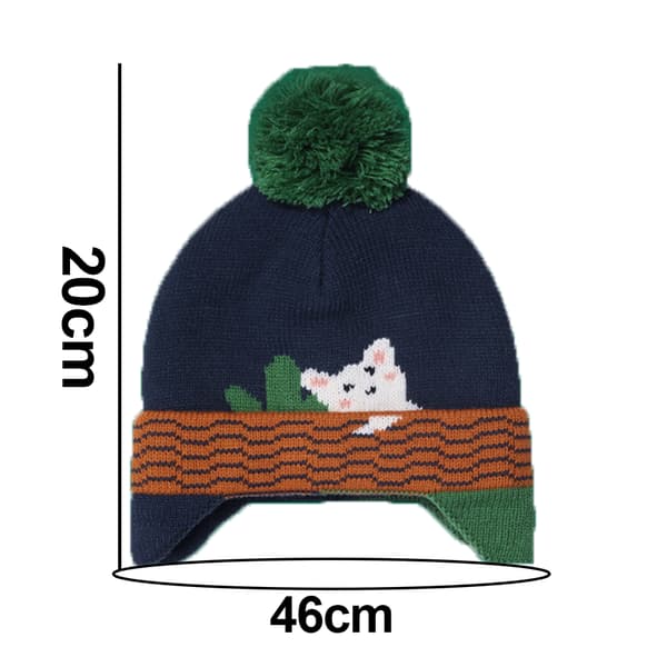 Barnmössa, Varm Vintermössa Fleece för Pojkar och Flickor Style 6 M