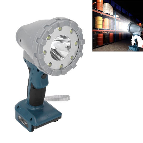 3-Modes LED Håndholdt Arbejdslys 110 Graders Drejeligt Hoved Lithium Batteri Industrilampe