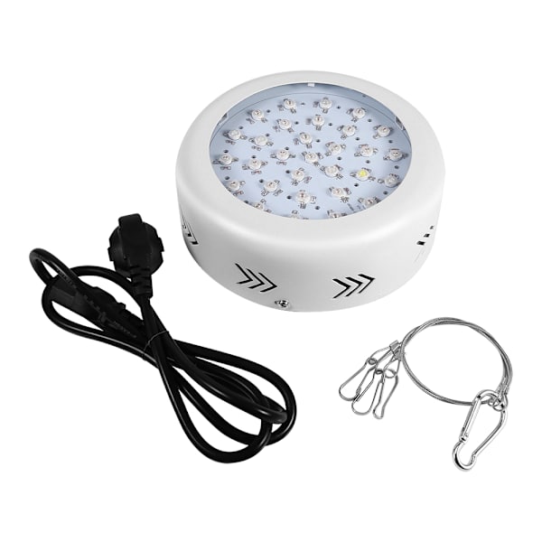 300W Fuld Spektrum 30 LED UFO Vækstlys til Indendørs Planter Veg Frugt Blomstring Vækst (EU Standard)