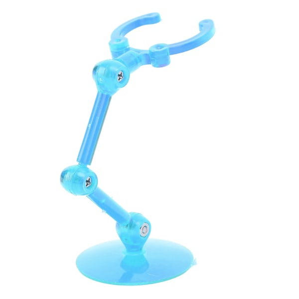 10 st Actionfigur Ställ Plast Actionfigur Displayhållare Mini Docka Modell Stödställ Enkel Montering Transparent Blå