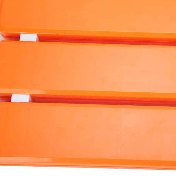 Foldbar Brusebadsstol i ABS til Ældre, Væghængt, Badeværelseskrak til Skift af Sko, Orange