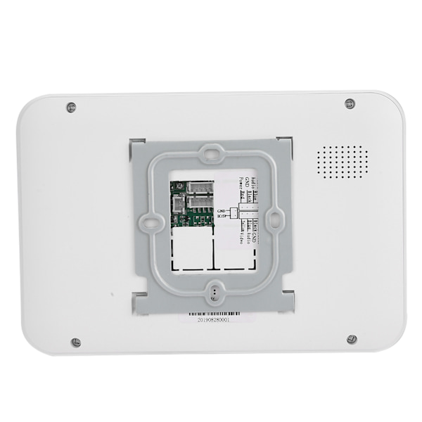 7 tommer HD Videodørtelefon Dørklokke Intercom Kamera Monitor Hjemmesikkerhedssystem 100-240V
