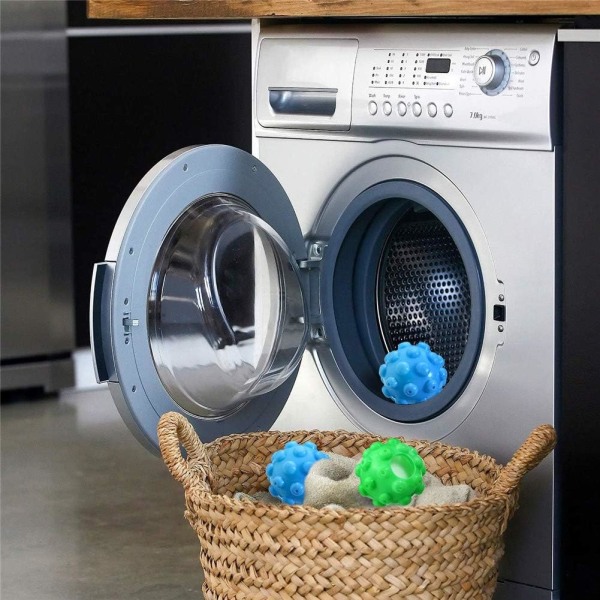 Återanvändbara tvättbollar för torktumlare - Kan minska statisk elektricitet