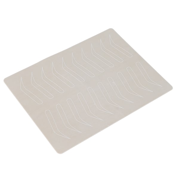 10 stk. Tatoveringspraksis Hud Øjenbryn Falsk Hud til Begyndere Erfarne Kunstnere 5,5 cm/2,2 tommer
