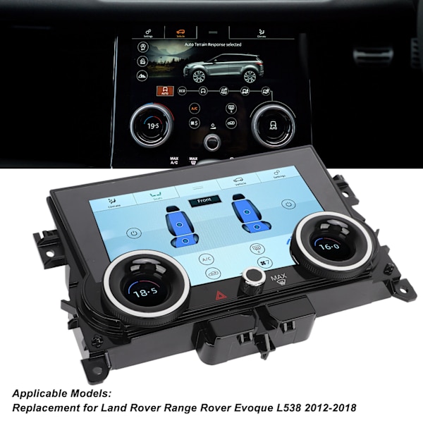 7 tum Bils AC Pekskärm Pekskontroll LCD HD DC 9 till 16V Ersättning för Land Rover Range Rover Evoque L538