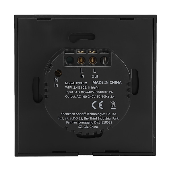 Hjem Smart Vægskifteberøringsskifte Trådløs Controller WIFI LED Lampe (EU stik)