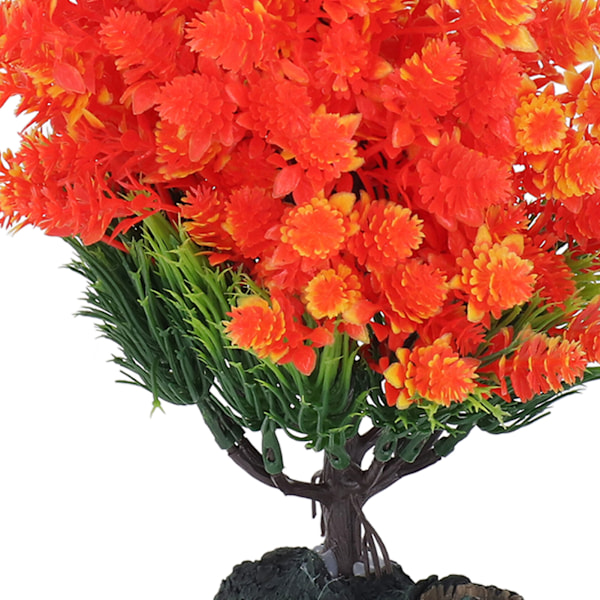 Akvarium Plante Dekorationer Simulation Kunstig Tang Vandplanter til Hjem og Akvarium Landskab Rød