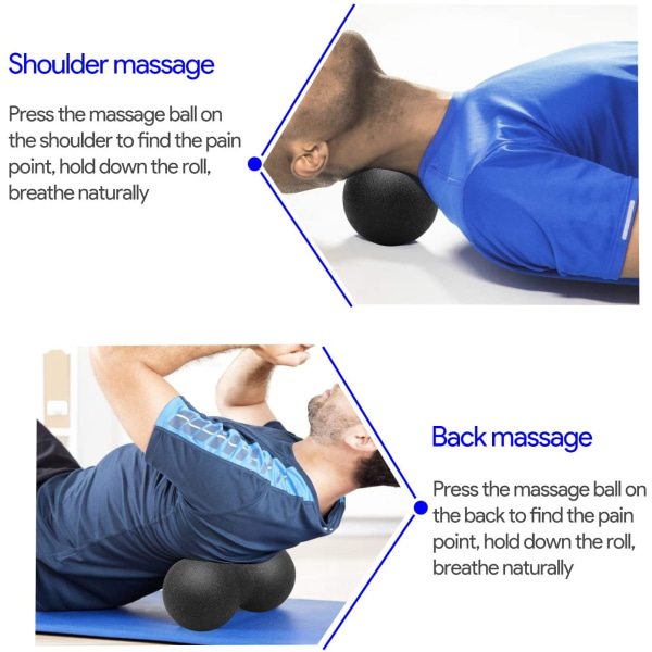 Peanut Massage Ball - Double Lacrosse Massage Ball & Mobility
