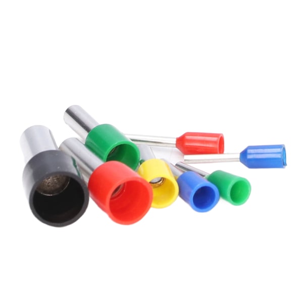 2000 stk/sett Ledningshylser Kit Kobber PVC Isolerte Hylser Krympekontakt Ledninger Terminal