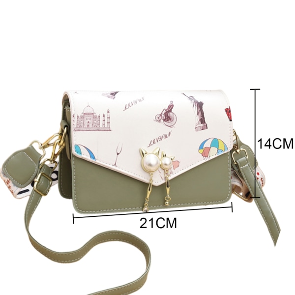 Crossbody-väskor för kvinnor Klassiska handväskor Dam Clutch-väskor green  5bad | green | Fyndiq