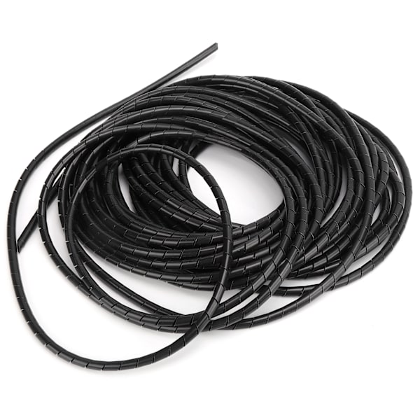 Spiral Wire Wrap Kabel Organizer Management Sort til Computer Rum Ledninger Φ20-2.5m
