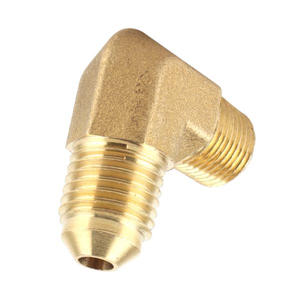 4 AN til 1/8 NPT Fitting 90 Graders Messing Han-Gevinde Albue Slange Adapter Antikorrosion