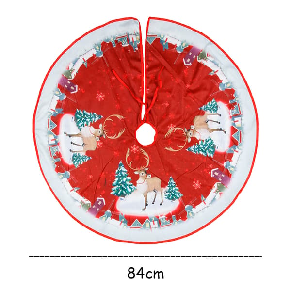 84 cm Jul Nyår Julgransmatta ornament style3