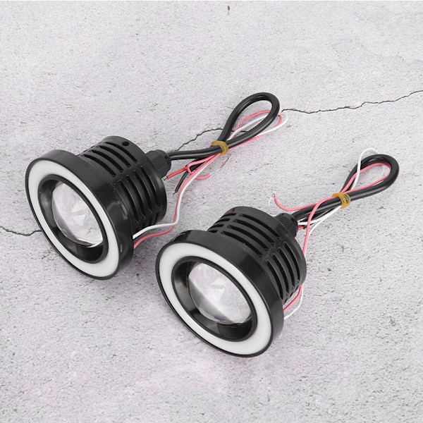30W Vedenkestävä LED-sumuvalo Jääsininen Aukko COB Päiväajovalo Auton Muokkaus Osat 64MM