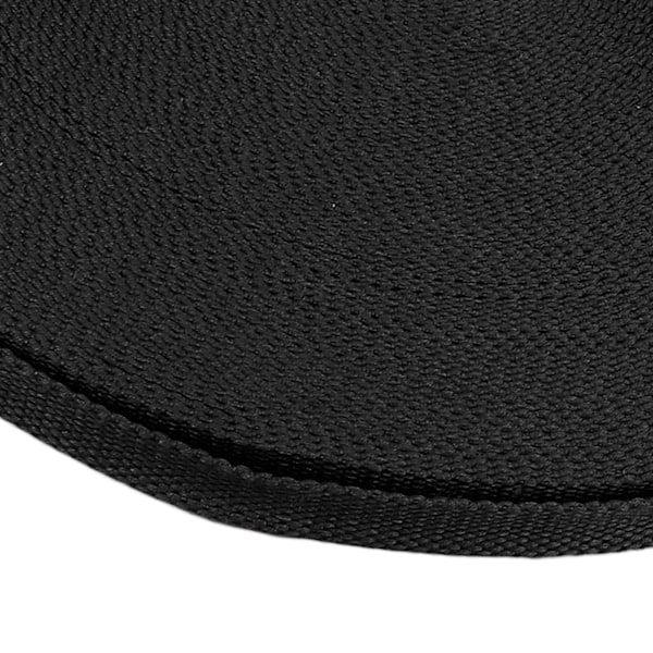 Vävband 50 Yards 2,54 cm Breda 0,2 cm Tjocka Enfärgade Elastiska Mellantunga Vävband för Hantverk DIY Reparation Svart 2,54 cm Breda 0,2 cm Tjocka