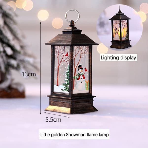 Julelys med LED-telys for juledekorasjon
