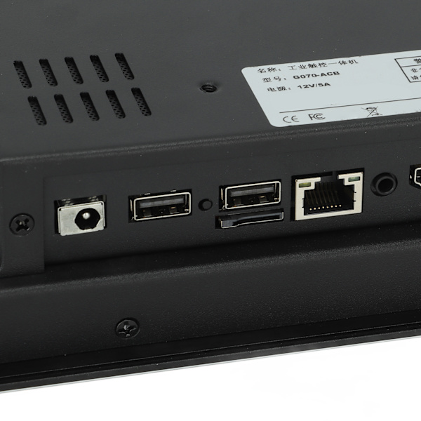 Teollisuustietokonepaneeli 10 pistettä 7 tuumaa IP65 vedenkestävä 4 ydintä 1,0 GHz upotettu teollisuustietokonepaneeli automaatioon