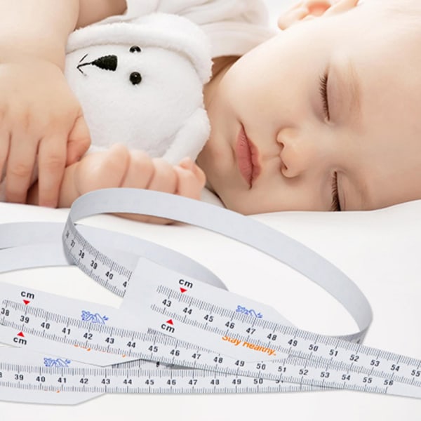 3 st PP Plast spädbarnshuvud omkretsband-60cm/24 tum