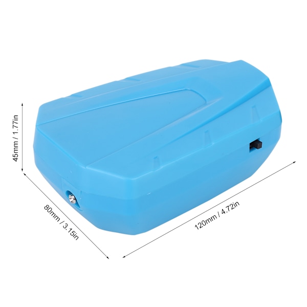 Hiljainen Mini-ilmapumppu 2.5w 3L/Min 0.02mpa Ilmapumppu Akvaarioon Kalasäiliölle 220V EU-pistoke