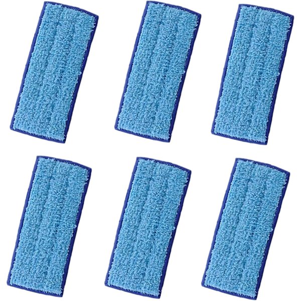 6 stk. moppehoveder vaskbare moppepuder kompatible med Braava Jet