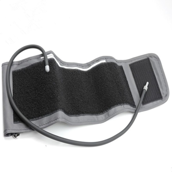 Blodtrycksmanschett, justerbar armmanschett med D-ringstängning, passar vuxenarmar 22 till 32 cm, universell kompatibilitet, högkvalitativt non-woven-material
