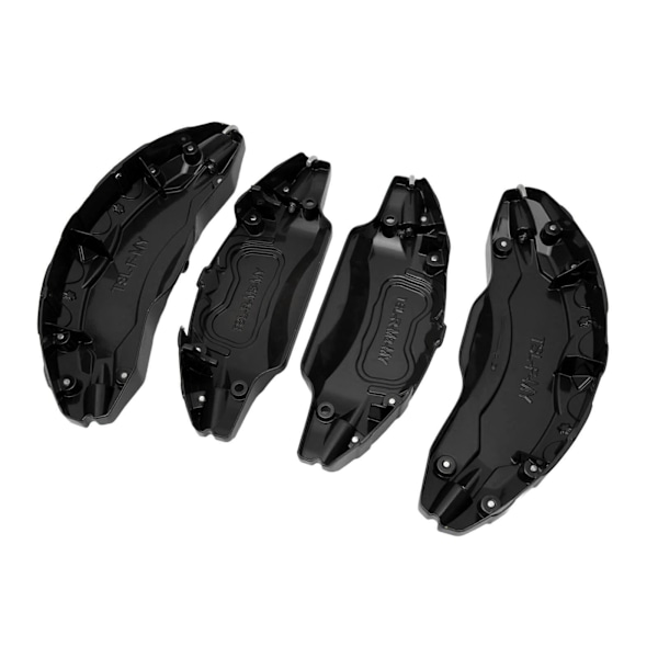4 stk Bremsekaliperdeksel Foran Bakk Aluminium Legering Utskifting for Tesla Model Y 19 20in Hjulnav Svart
