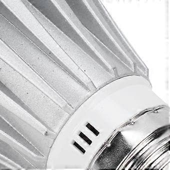 LED Sensor Pære 7W E27 Menneskekroppssensor Pære for Gang 85265V Varmt Hvit Lys