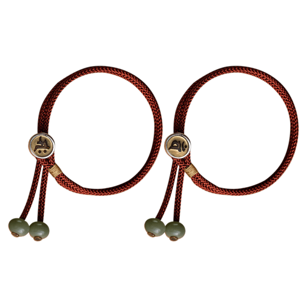 2st handgjorda vävda strängarmband | Tråd av bomullsknut