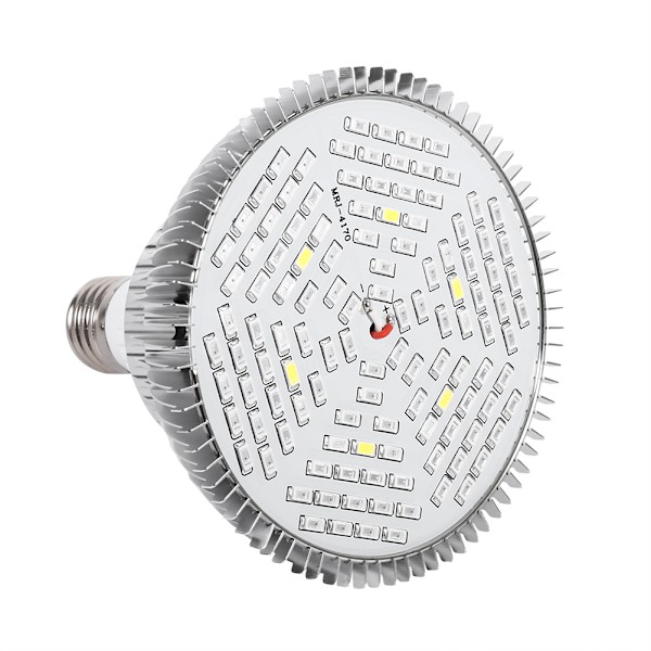 1 stk 80W Fuld Spektrum E27 LED Plant Vækstlamper Havebrug Vækstlys til Have 120 LED'er