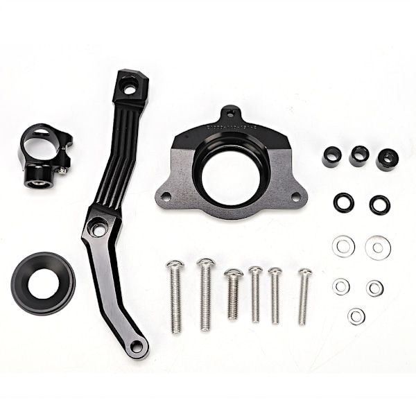 Styringsdæmper Stabilisator Monteringsbeslag Sort Passer til Kawasaki Z1000 10-13 Motorcykel Modificering