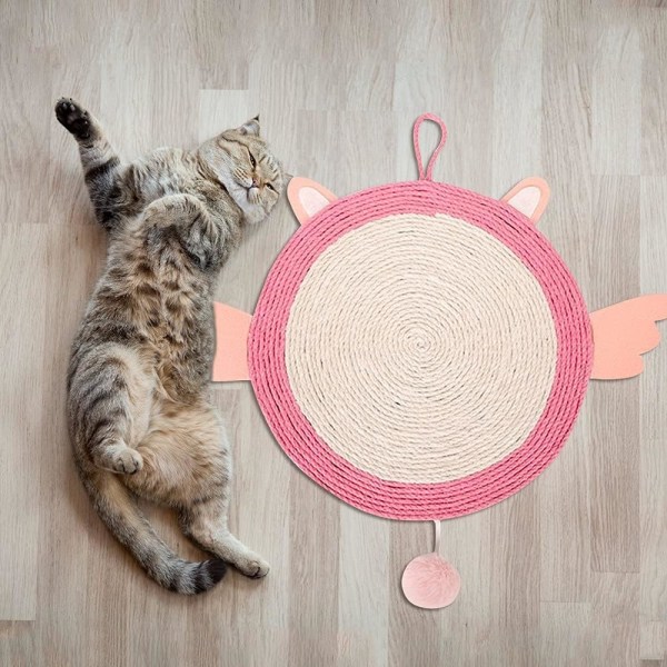 Tapis Griffoir Chats, Tapis a Gratter, 30cm Grattoir Tampon à