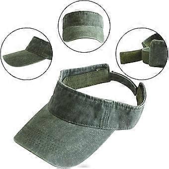 Solhatt for menn og kvinner i bomulls-twill med justerbar spenne