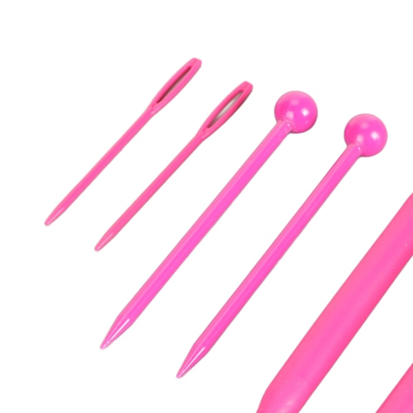 Stickningsdocka Multifunktionell DIY Handgjord Rolig Innovativ Stickningsleksak för Barn Nybörjare
