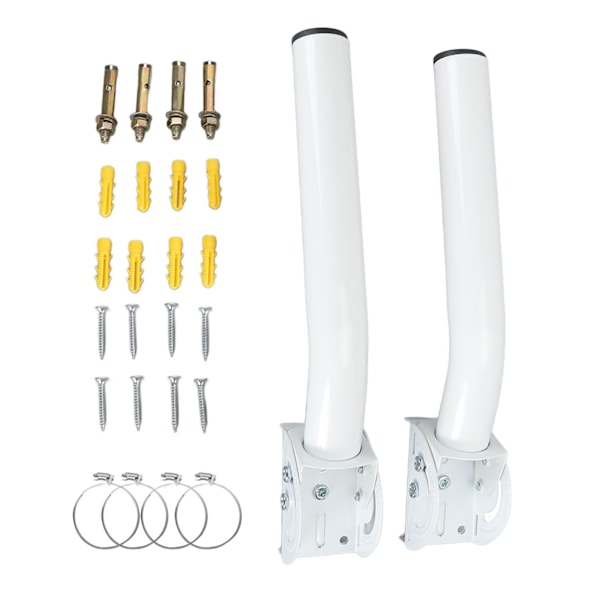2 Set Antennfäste Justerbart Vägg- Takfäste J-fäste Kit för Starlink V2 Rektangulär Antenn Trådlös Brygga TV-antenn