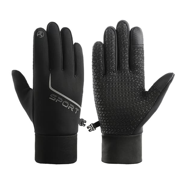 Touchscreen Vinter Varme Handsker til Mænd Kvinder Egnet til Løb, Cykling, Ski og Daglig Brug black
