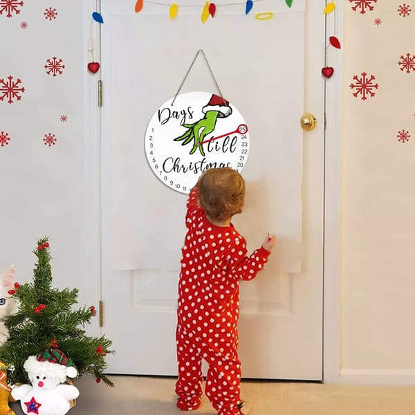 Julepynt til indendørs og udendørs brug, julekalender til nedtælling for alle aldre