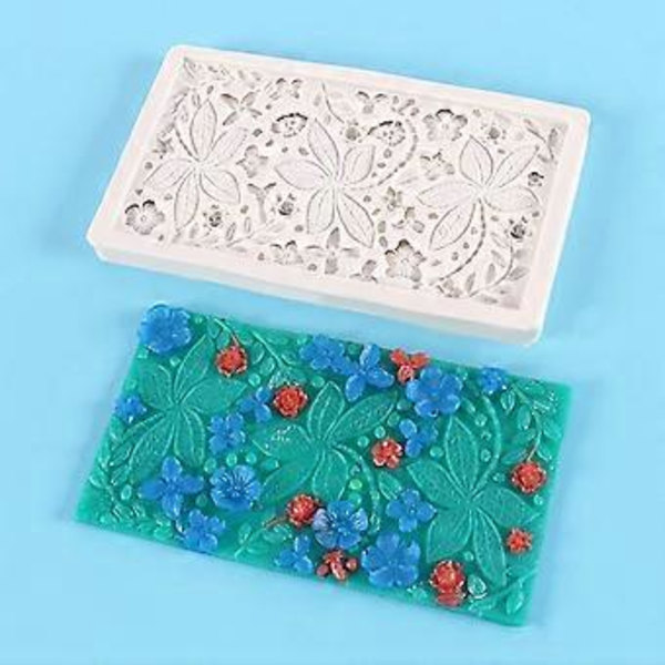 Blomsterform Silikone Chokoladeforme Bageforme Fondant Kagedekorationsværktøjer Bagegadgets Gaver til Bageelskere