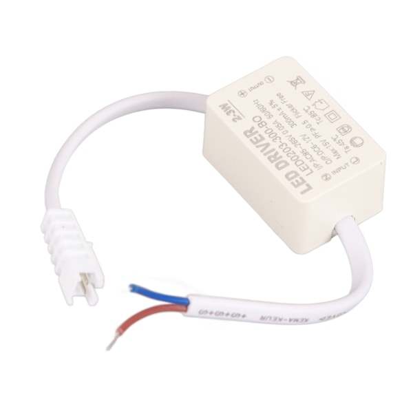LED-drivare Konstant Ström 300mA Hög Effekt AC 85‑265V Utgång 6‑12V DC-kontakt för LED-lampprodukter