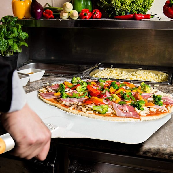 Professionell Pizzaspade För Autentisk Presentation, Rostfritt Stål Pusher För Enkel Pizzahantering