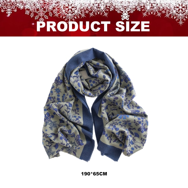 1pcs small floral scarf elegant celebrity style printed faux