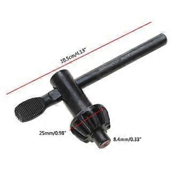 Borrfodernyckel 1/4'' Pilot Snabbspärrnyckel Borrfoder Spärrnyckel Nödnyckel - Nyckel Svart