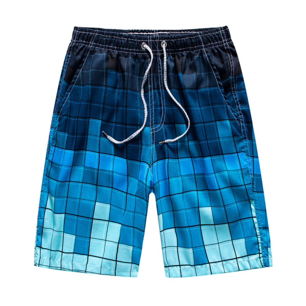 Sommer strandbukser Herre hurtigttørrende afslappede fempunkts shorts
