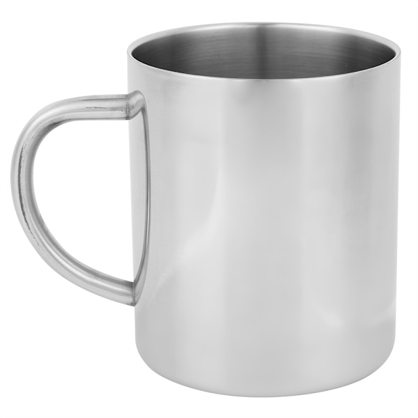 Kaffemuggar i rostfritt stål, vakuumisolerad dubbel lagerstruktur för värmehållning, stilren och enkel design för varma och kalla drycker, perfekt