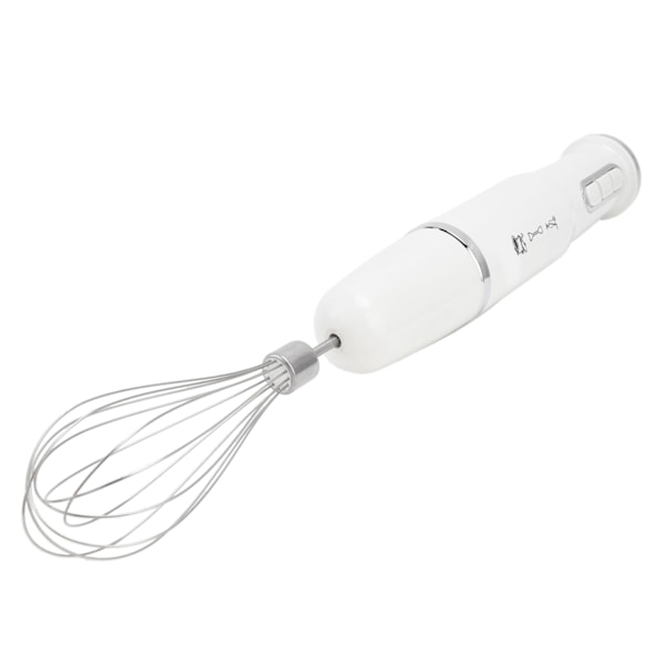 Multifunktionell Handmixer 600W Elektrisk Omrörare Matberedare EU-kontakt 220V Vit