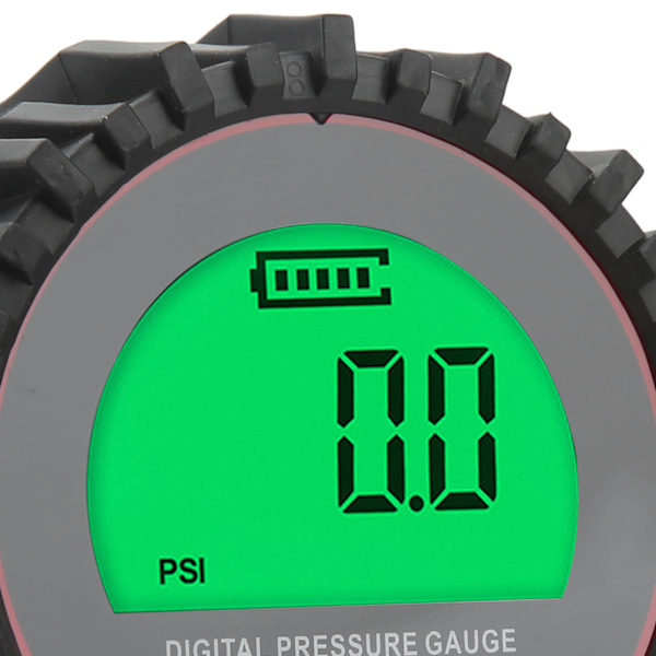 Dæktryksmåler med Digitalt Trykmåler 3‑255PSI med LCD-Skærm DC3.1V 10mm Gevind Køretøjstilbehør