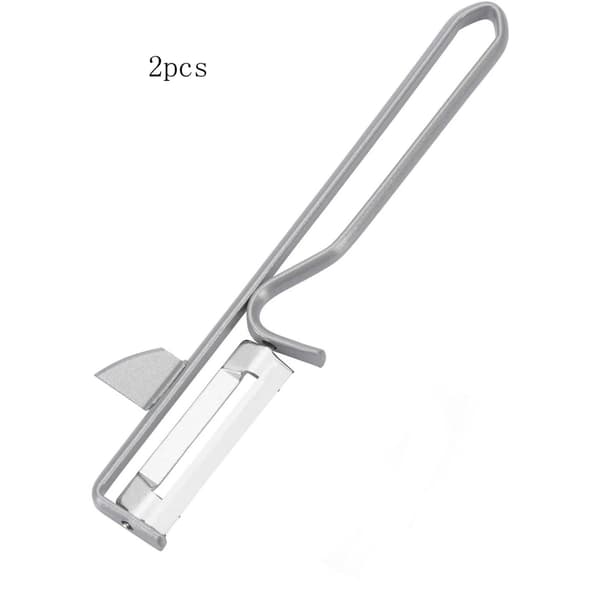 Oplev problemfri køkkenforberedelse med ultraskarpt rustfrit stålblad, dobbelte zigzag-blade til multifunktionel skrælning, ergonomisk design sikrer